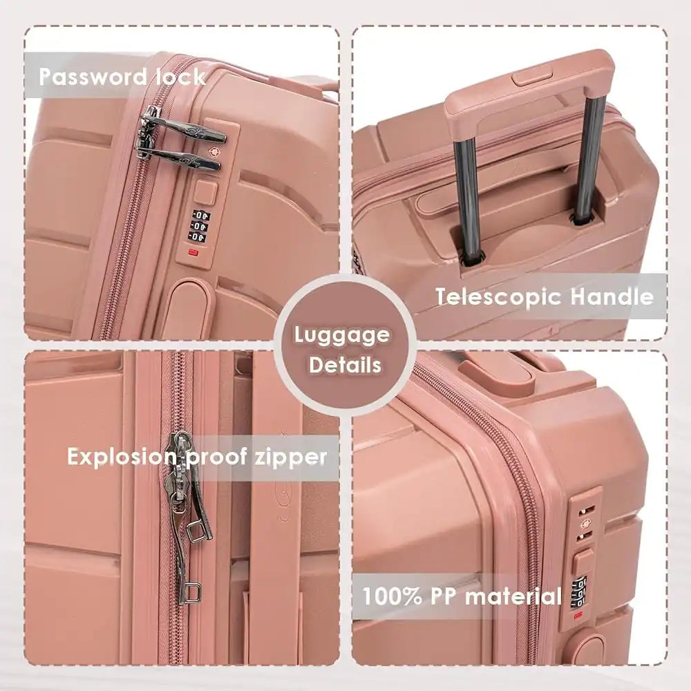 Valise Cabin Trolley OMASKA ABS Pink