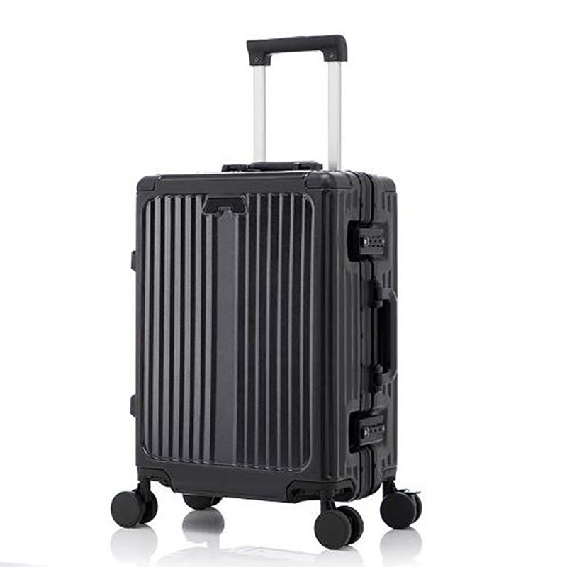 Valise Cabine Aluminium 20" avec Port USB & Compartiment PC – Livraison Maroc