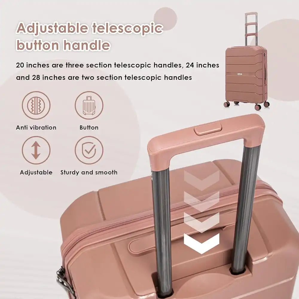 Valise Cabin Trolley OMASKA ABS Pink