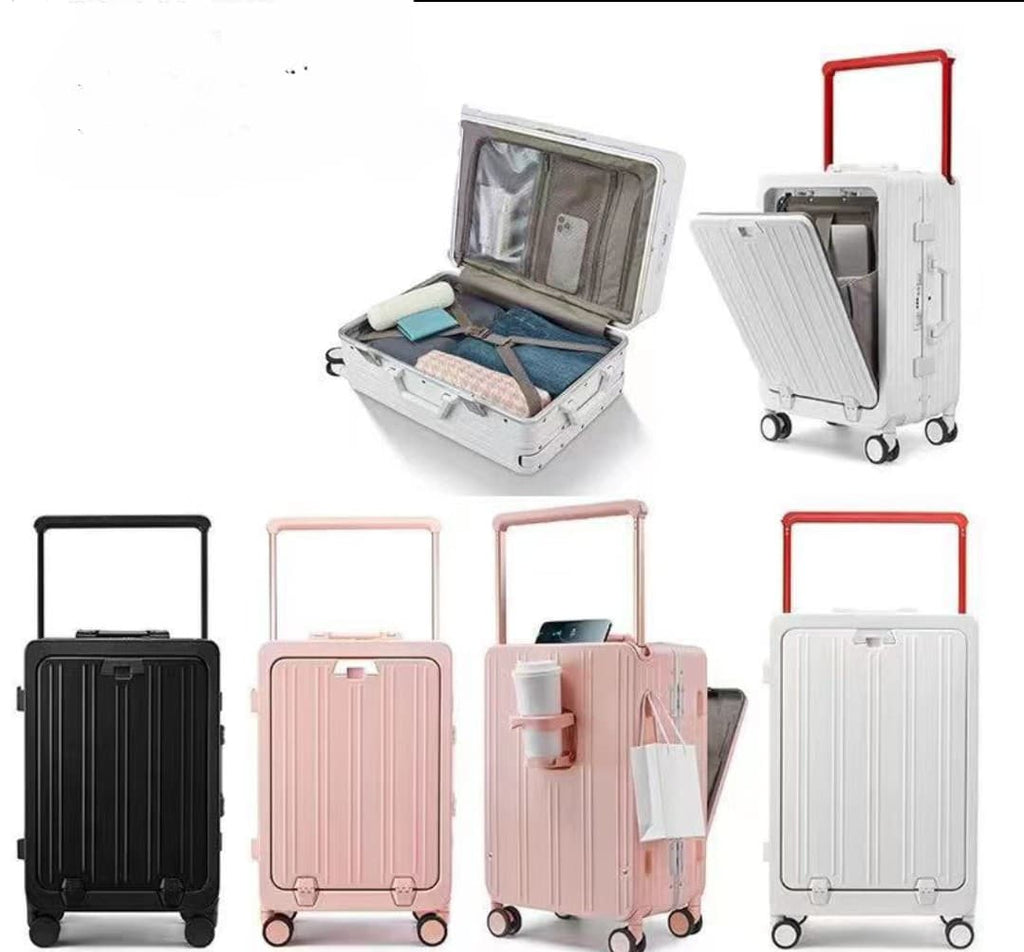 Valise Cabine Haut de Gamme 20" – Serrure TSA, 4 Roues 360°, Grande Capacité, Extensible & Antivol