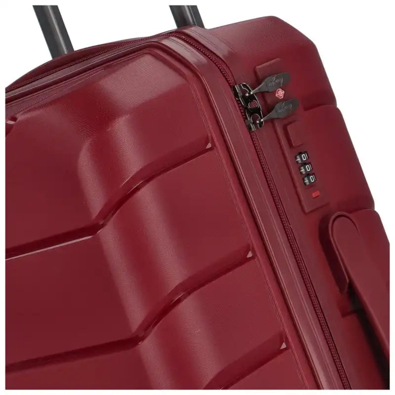 Valise Cabin Trolley OMASKA ABS Rouge