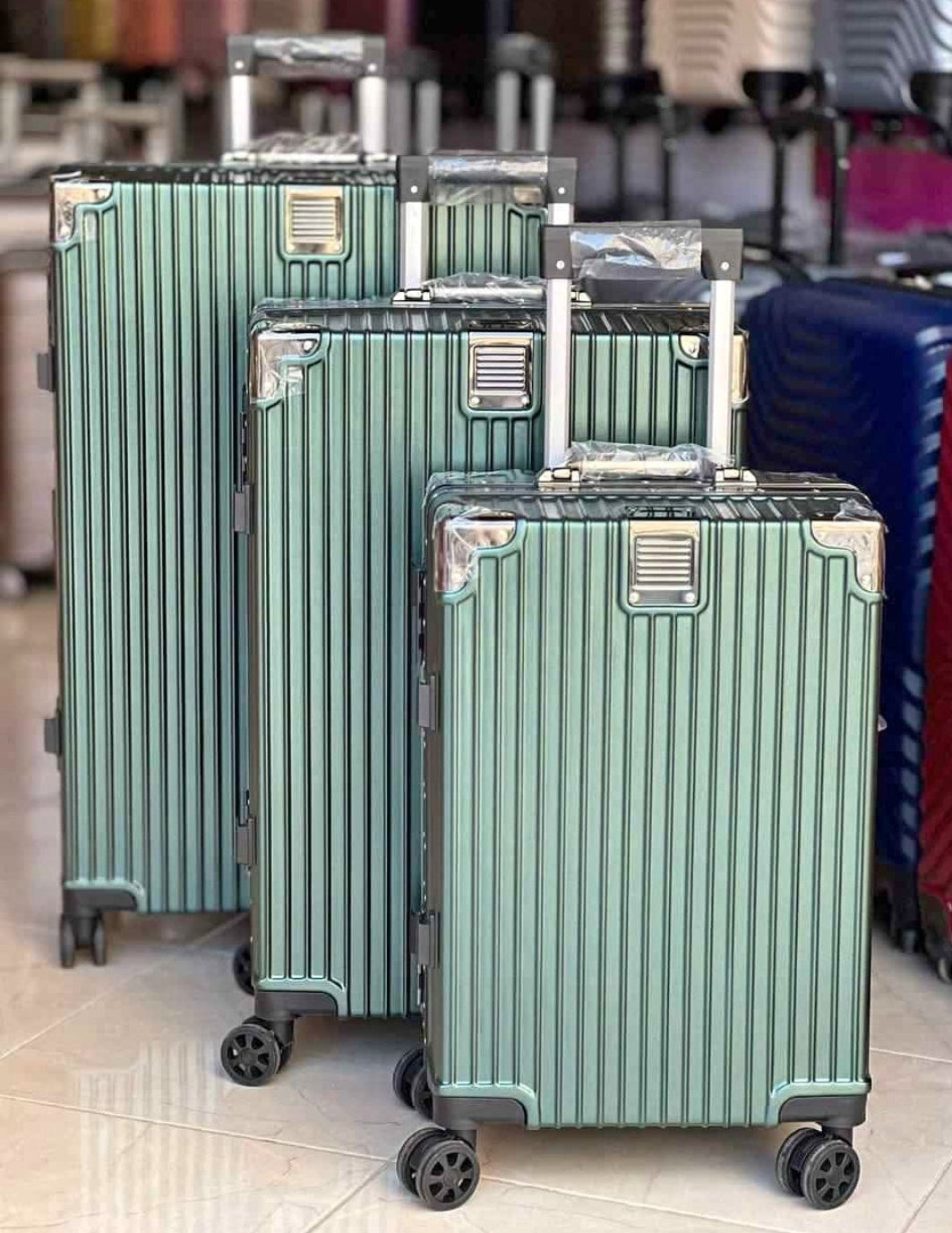Pack 3 Valises de Voyage Rigides – Cabine, Moyenne et Grande, Légères et Résistantes