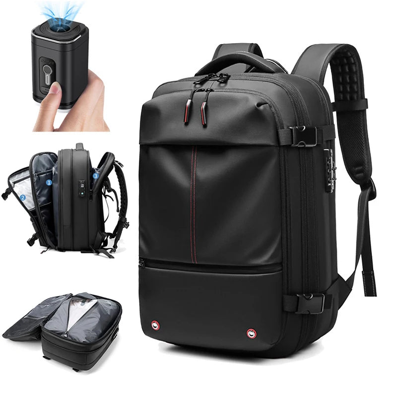 Sac de Compression Voyage – Sac de Rangement Sous Vide Réutilisable avec Pompe