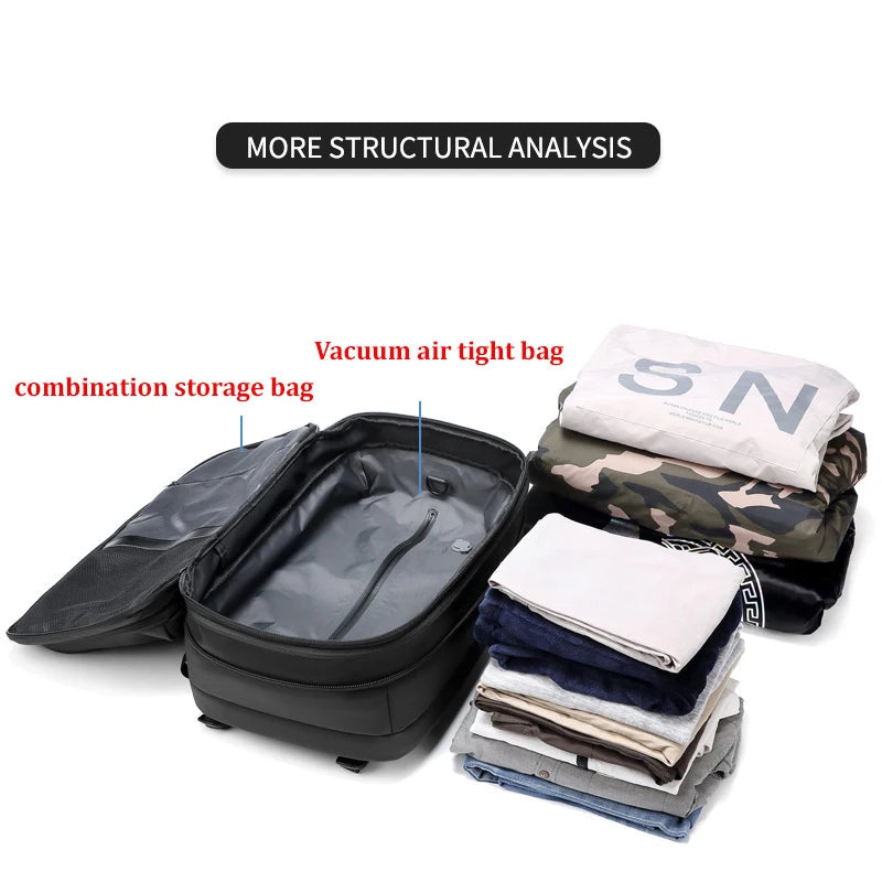Sac de Compression Voyage – Sac de Rangement Sous Vide Réutilisable avec Pompe
