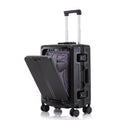 Valise Cabine Aluminium 20" avec Port USB & Compartiment PC – Livraison Maroc
